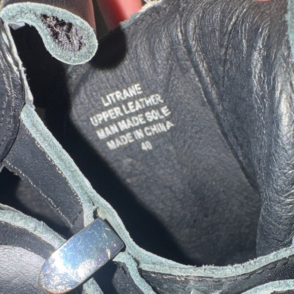 Jeffrey Campbell Black Platform Heels with Buckle Detail EU 40 - Picture 7 of 8